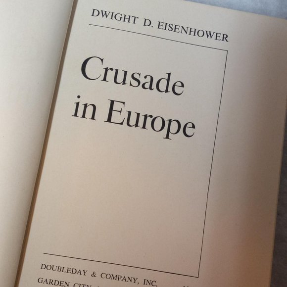 Crusade in Europe Book Hardcover Dwight D Eisenhower Copyright 1948 book - Picture 8 of 14